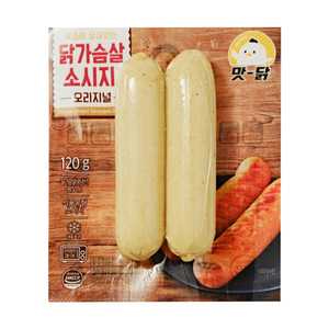 푸드원 닭가슴살 소세지 오리지널 120g Ⅹ 10봉 / 총 1.2kg